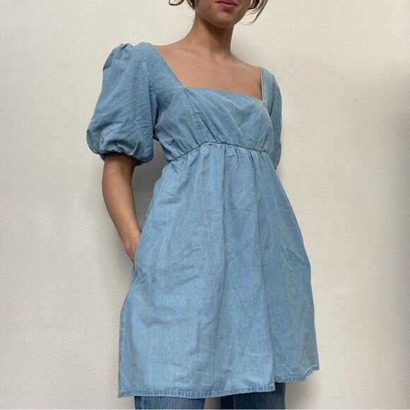 Show Me Your MuMu Denim Dress - Picture 1 of 5